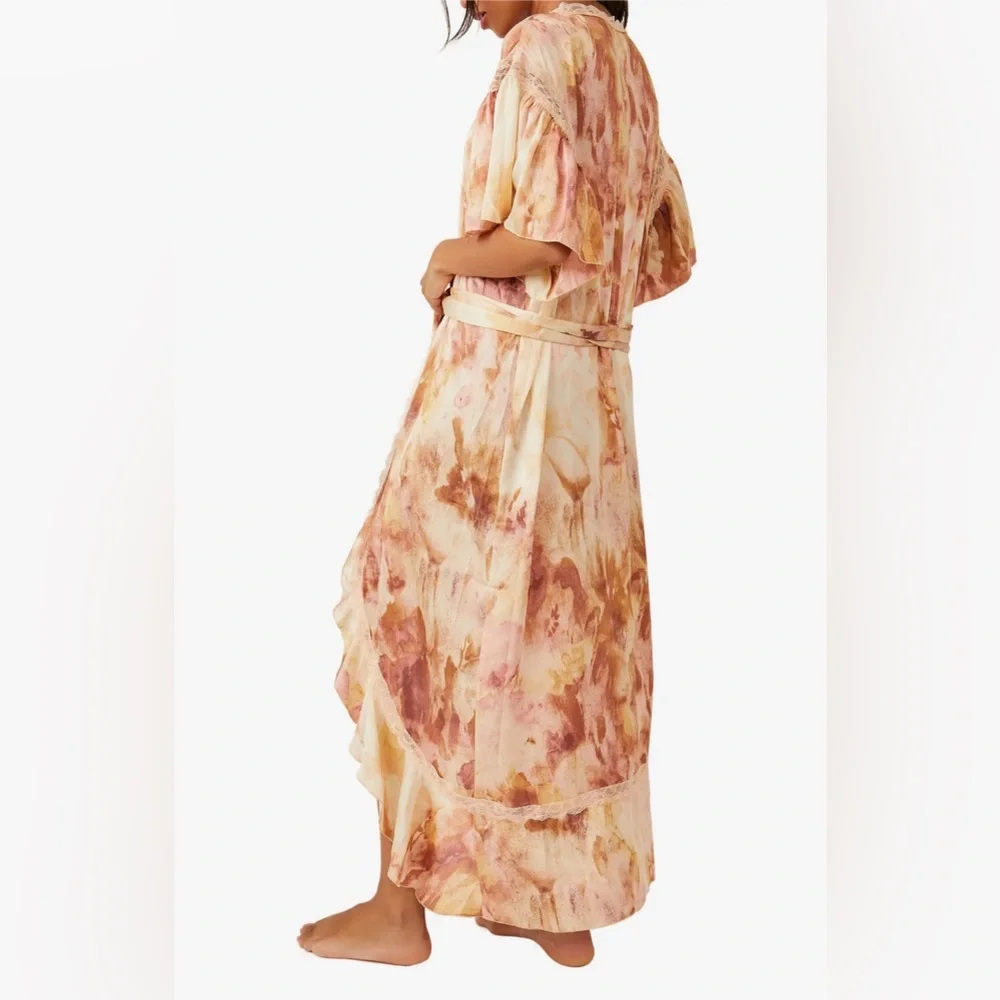 NWOT Free People Moonbeams Washed Robe